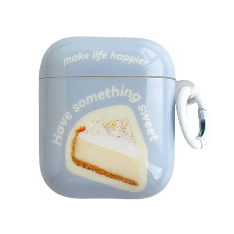 Per Apple AirPods Con Case Case (2016) / (2019) / AirPods With Wireless Charging Case (2019) Pattern da Dessert di Copertura Antidrop IMD + Custodia Auricolare TPU Con Fibbia