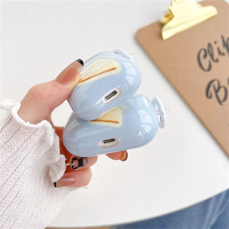 Per Apple AirPods Con Case Case (2016) / (2019) / AirPods With Wireless Charging Case (2019) Pattern da Dessert di Copertura Antidrop IMD + Custodia Auricolare TPU Con Fibbia