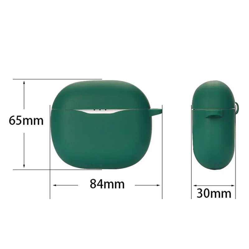 Silikonhülle für JBL TUNE120 / 125TWS Bluetooth-kompatiblen TWS-Kopfhörer Schutzhülle mit Anti-Verlust-Schnalle - Rot
