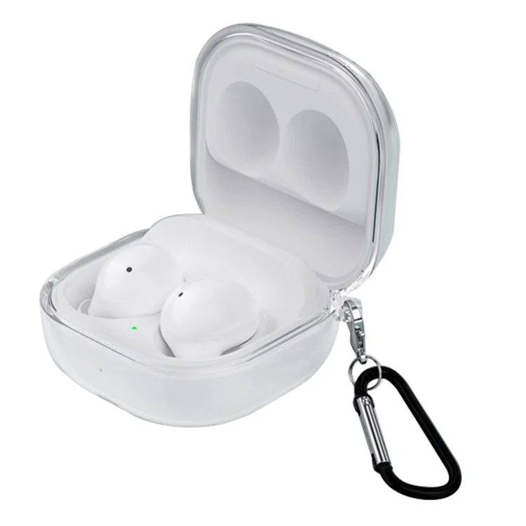 Pour Samsung Galaxy Buds Live / Buds Pro / Buds 2 / Buds 2 Pro Protecteur anti-chute Étui de protection en TPU pour casque Bluetooth Housse de chargeur - Transparent