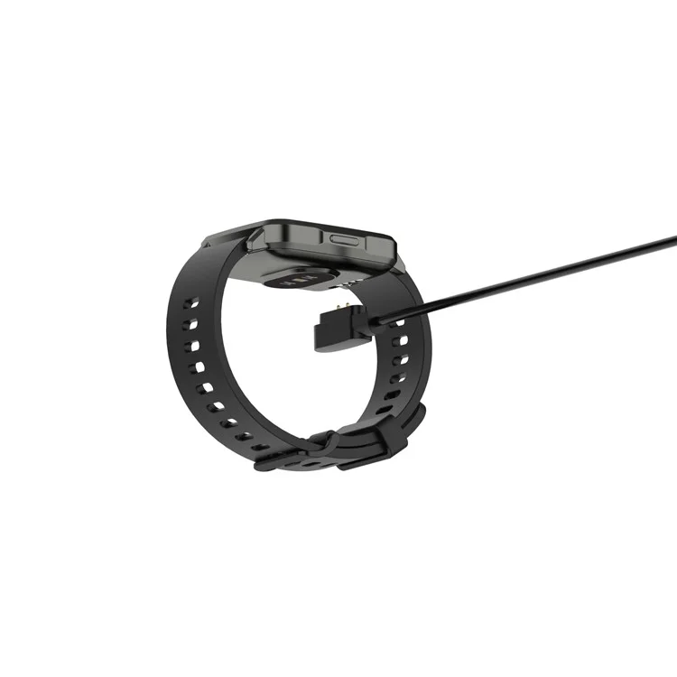 Зарядное устройство с магнитной зарядкой USB для Realme Watch 3 Smart Watch - черное