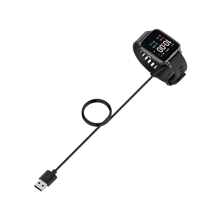 Зарядное устройство с магнитной зарядкой USB для Realme Watch 3 Smart Watch - черное