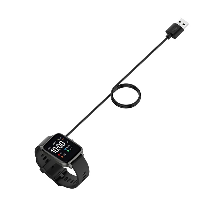 Зарядное устройство с магнитной зарядкой USB для Realme Watch 3 Smart Watch - черное