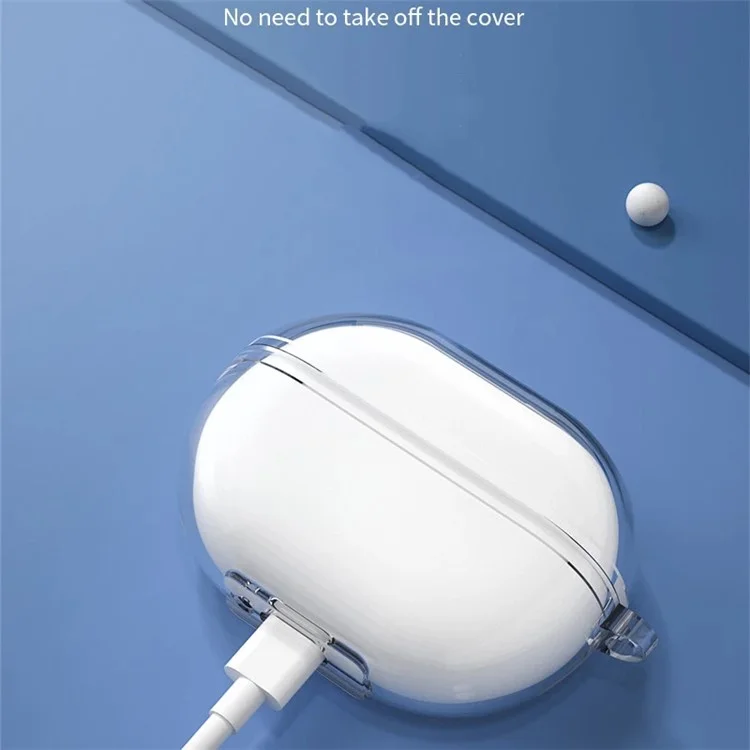 Pour Huawei FreeBuds Pro 2 Transparent Bluetooth Earphone TPU Case Anti-drop Protective Cover