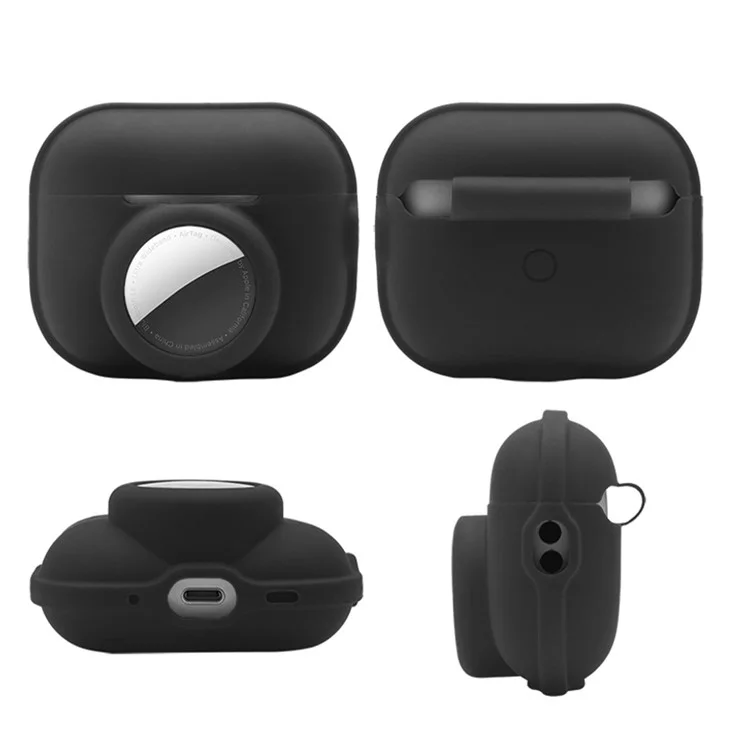 For Apple AirPods Pro 2 + for AirTag Case Silicone Protective Cover - Fluorescent Green