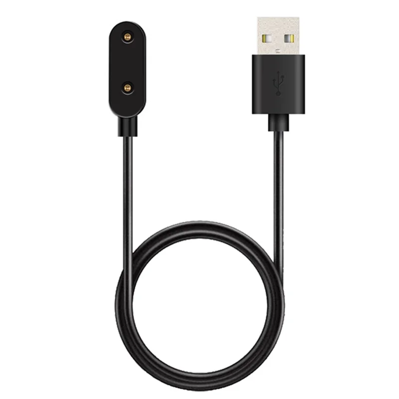 For Oppo Band 2 OBB211 Smart Watch Charger Cord 1m USB Magnetic Charging Cable - Black