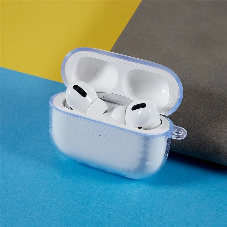 Para AirPods Pro 2 Caso de Carregamento Tampa Anti-queda da Caixa TPU Protetor de Fone de Ouvido Bluetooth - Transparente