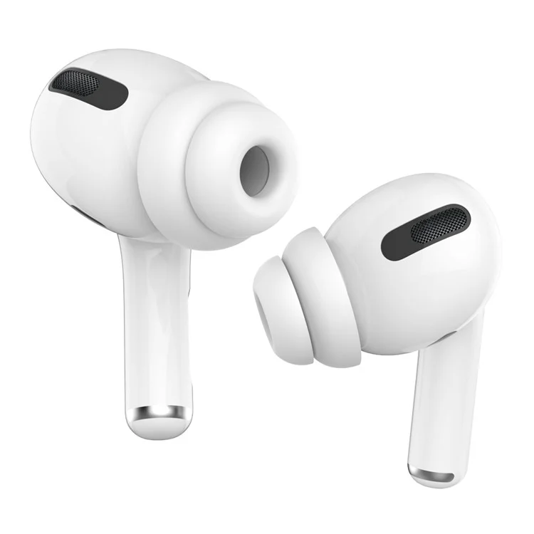 AHASTYLE PT99-2 2 Pares de Tapones de Silicona para Apple AirPods Pro 2 / AirPods Pro Reemplazo de Puntas de Auriculares In-Ear - Blanco / S