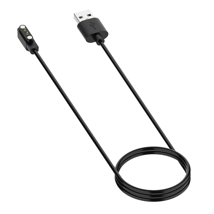 Cable de carga magnético por absorción de 1,2 m para Realme TechLife Watch - Negro