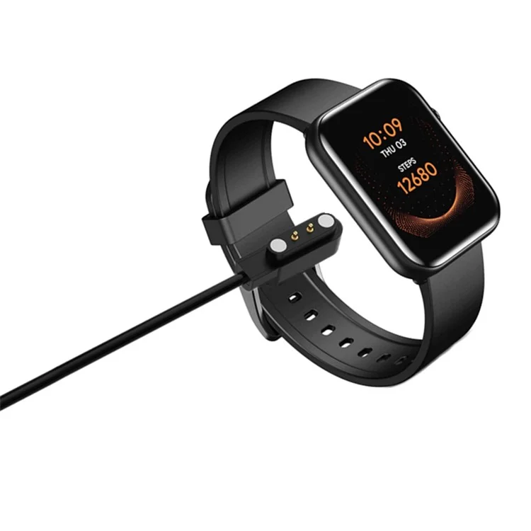 Cable de carga magnético por absorción de 1,2 m para Realme TechLife Watch - Negro