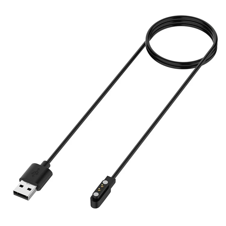 Cable de carga magnético por absorción de 1,2 m para Realme TechLife Watch - Negro