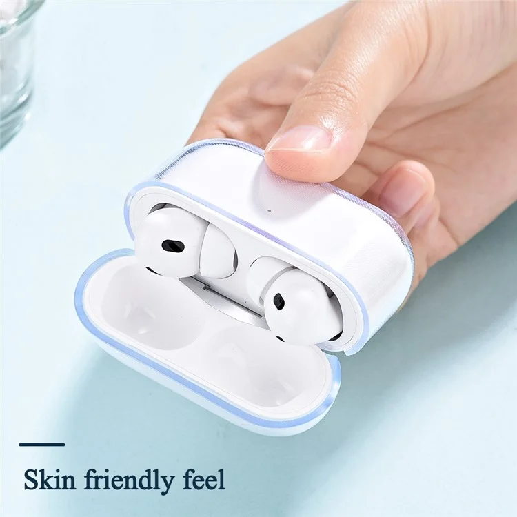 Para AirPods Pro (Gen 2) (USB-C) / Pro 2 Transparent Soft TPU Protective Case TWS Bluetooth Earphone Anti-drop Cover