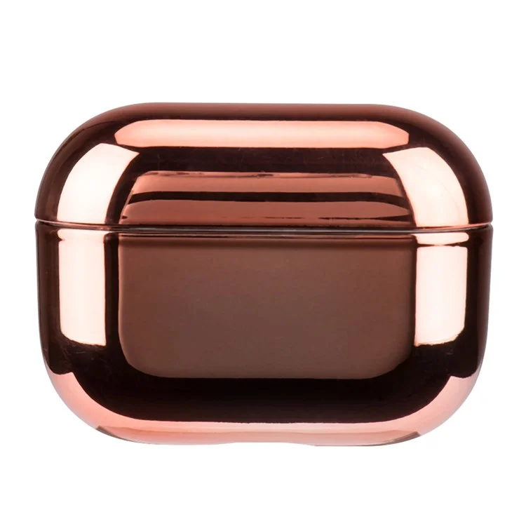 Per AirPods Pro (Gen 2) (USB-C) / Pro 2 Custodia protettiva in Bluetooth Electroplated PC Anti-drop Cover - Rosa Oro