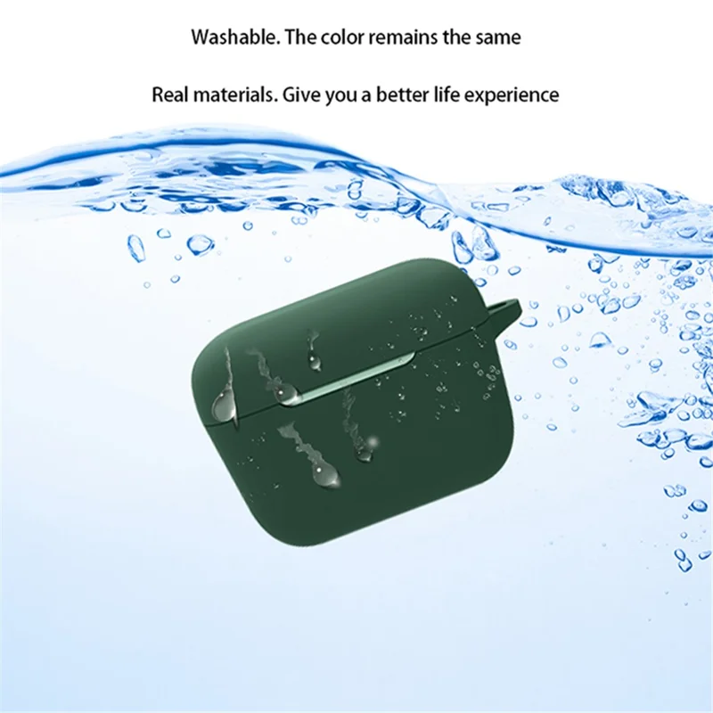 Anti-scratch Carrying Case for Sennheiser CX 500BT Earphone Charging Box Protective Cover with Buckle - Black