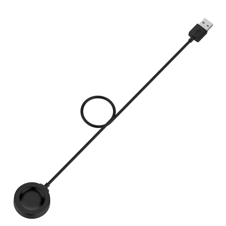 Für Huawei Watch GT Cyber 1m USB Smart Watch Ladekabel Magnetische Absorptions-Ladestation - Schwarz