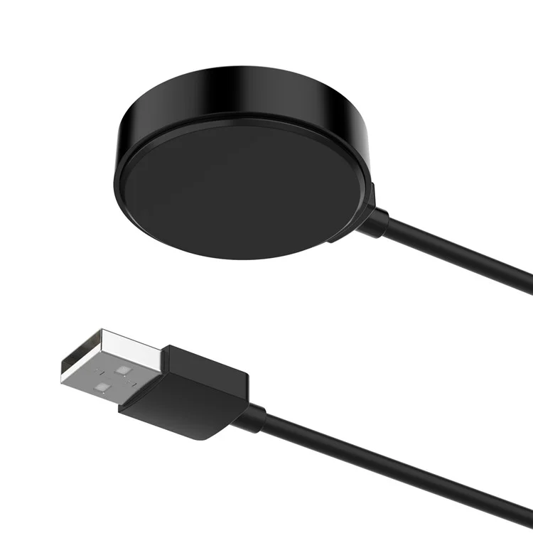 Für Huawei Watch GT Cyber 1m USB Smart Watch Ladekabel Magnetische Absorptions-Ladestation - Schwarz