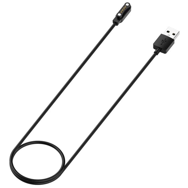 Für TicWatch GTH 2 CXB08 / Mobvoi GTH2 Smartwatch 1m USB-Ladekabel mit magnetischer Aufnahme