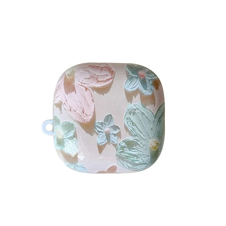 Für Beats Fit Pro Glossy Hard PC Protective Case Bluetooth Earphone Anti-staub-anti-drop-abdeckung - Blume