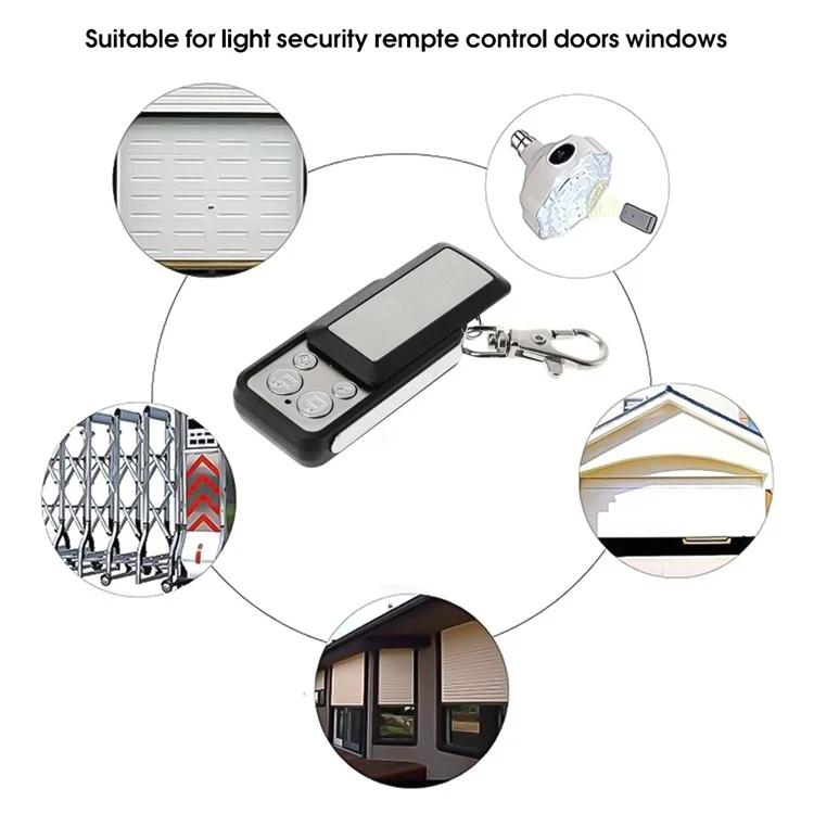 432-435MHz Garage Door Remote Control 4 Copia Duplicatore di Clonazione Del Telecomando Universale