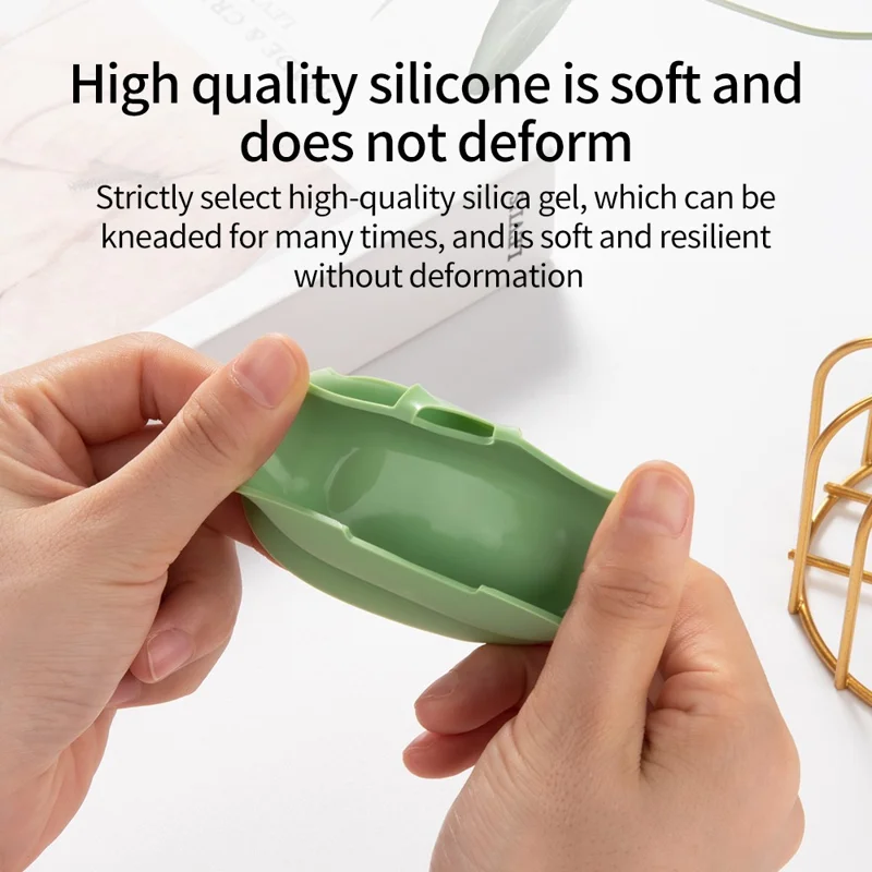 For Huawei FreeBuds SE Earphone Silicone Case Bluetooth-compatible Earbud Charging Case Anti-drop Cover with Hanging Buckle - Matcha Green