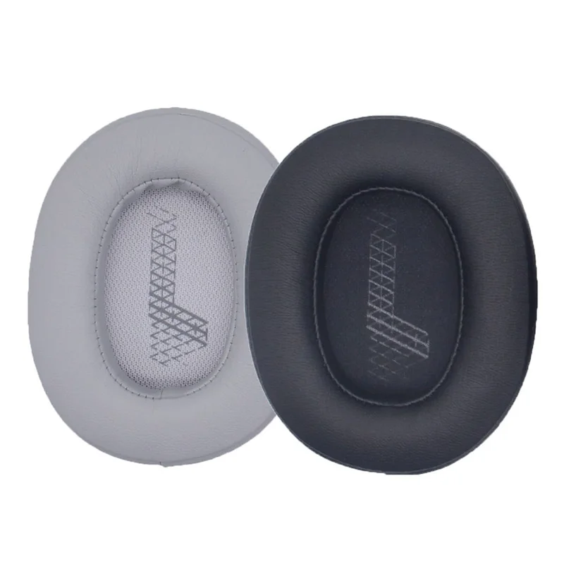 1 Pair Headphone Earpads Replacement for JBL Live 500BT, Soft Protein Leather Wireless Earphone Caps Cushions - Black