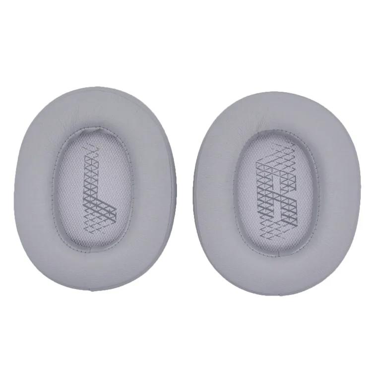 1 Pair Headphone Earpads Replacement for JBL Live 500BT, Soft Protein Leather Wireless Earphone Caps Cushions - Grey