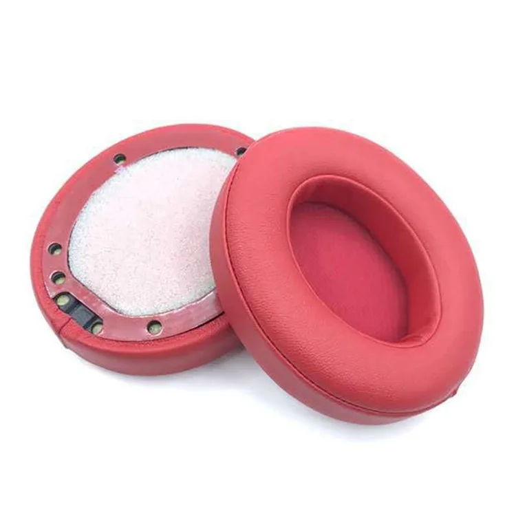 1 Pair Comfortable Headphone Ear Cushions Replacement Earpads for Beats Studio 2.0 / Studio 3.0 - Red