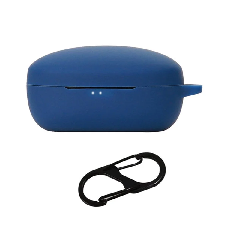 Per Soundcore Life Nota E Bluetooth Earphone Silicone Silicone Protezione Copertura Anti-scratch Con Fibbia Anti-lost - Blu Scuro