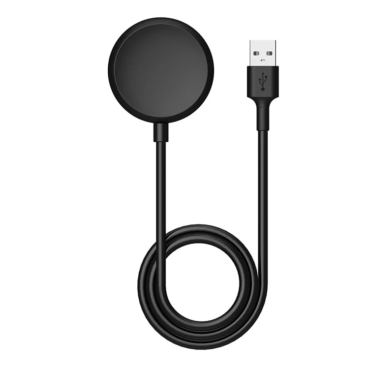 Smartwatch-Ladegerät für Google Pixel Watch, magnetische kabellose Ladestation mit 1 m USB-Kabel - Schwarz
