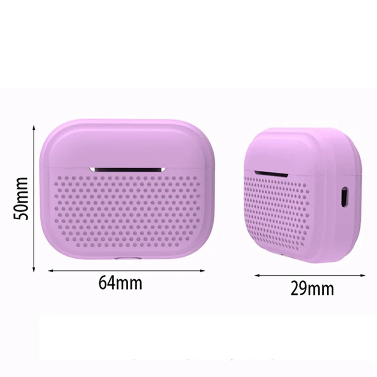 Per Apple AirPods Pro 2 in Stile Radio Auricolare Bluetooth Protective Case di Auricolare Anti-scratch Con Cordino - Bianca