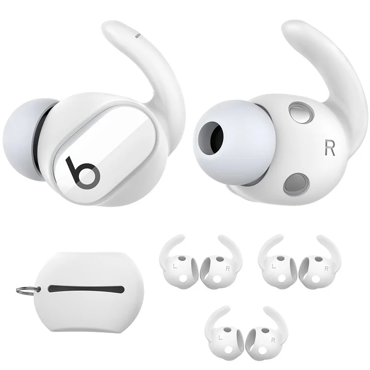 AHASTYLE PT172 3 Paar Ohrhalterung Anti-Verlust-Bluetooth-Kopfhörer-Zubehör kompatibel mit Beats Studio Buds - Weiß