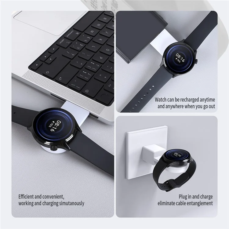 NILLKIN Für Xiaomi Watch S1 Pro Type-C Stecker Kabelloser Ladedock mit Magnetischer Aufnahme