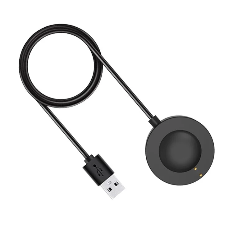 1m For Fossil Gen 6 / Gen 5 FTW4024 / FTW4025 / FTW4026 Smartwatch USB Charger Magnetic Absorption Charging Dock Cable - White