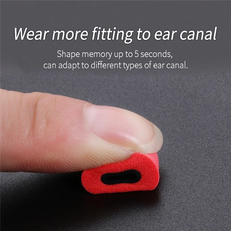 KZ 3 Pairs S / M / L Universal Earphone Tips Replacement Earbuds Memory Foam Earphone Eartips - Black