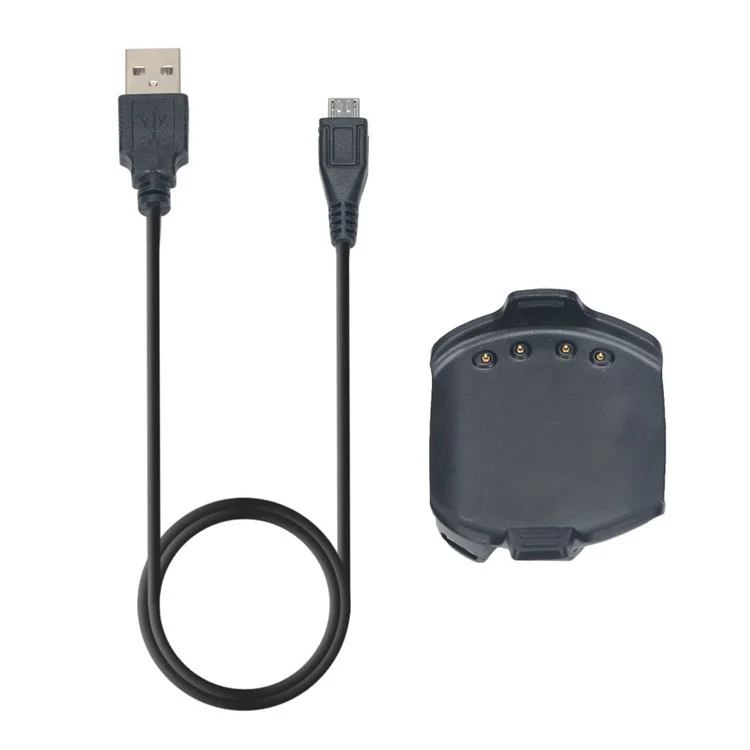 Para el Enfoque de Garmin S2 / S4 USB Cable Cable Dock Cunsing Smart Watch Charger