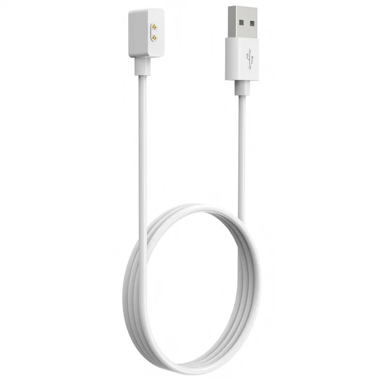 100cm Charger Compatible with Redmi Band 2 Magnetic Charging Cable Smart Watch Charging Cord - White