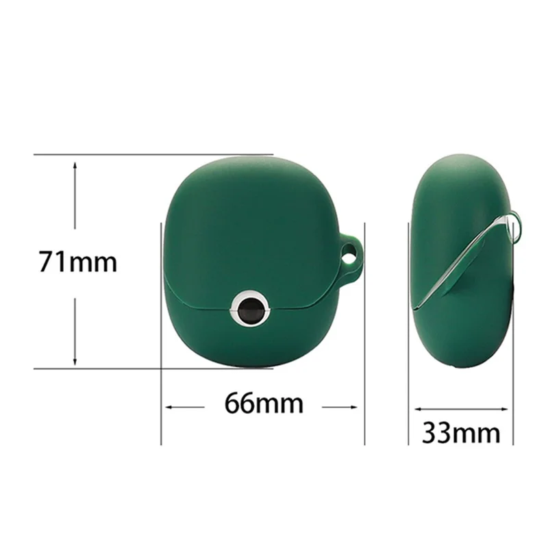 Wireless Headphone Protective Case for Anker Soundcore VR P10 Cover Washable Silicone Anti-dust Sleeve - Black