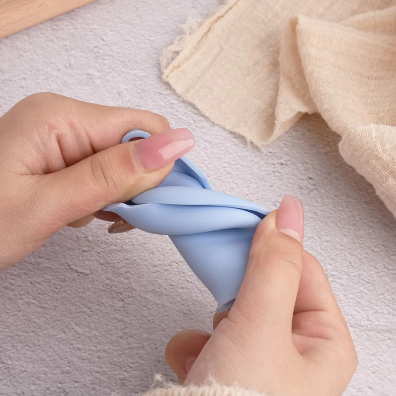 For Redmi Buds 4 Lite Anti-drop Silicone Case Bluetooth-compatible Earphone Protective Cover with Anti-lost Buckle - Sky Blue