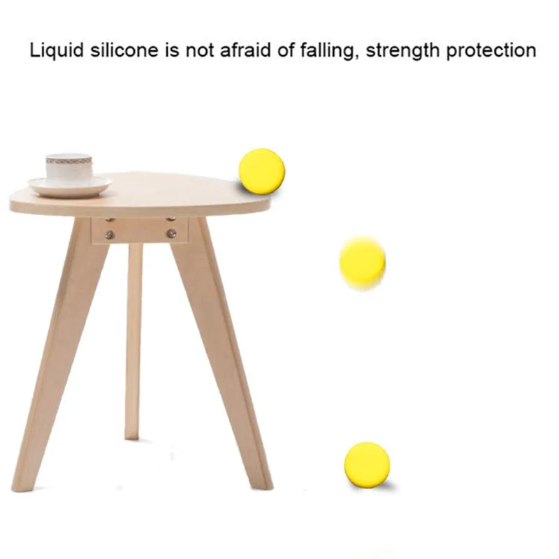 2Pcs / Set For Huawei Freebuds 3 Bluetooth-compatible Headset Soft Silicone Protective Case with Anti-lost Neck Strap - Yellow