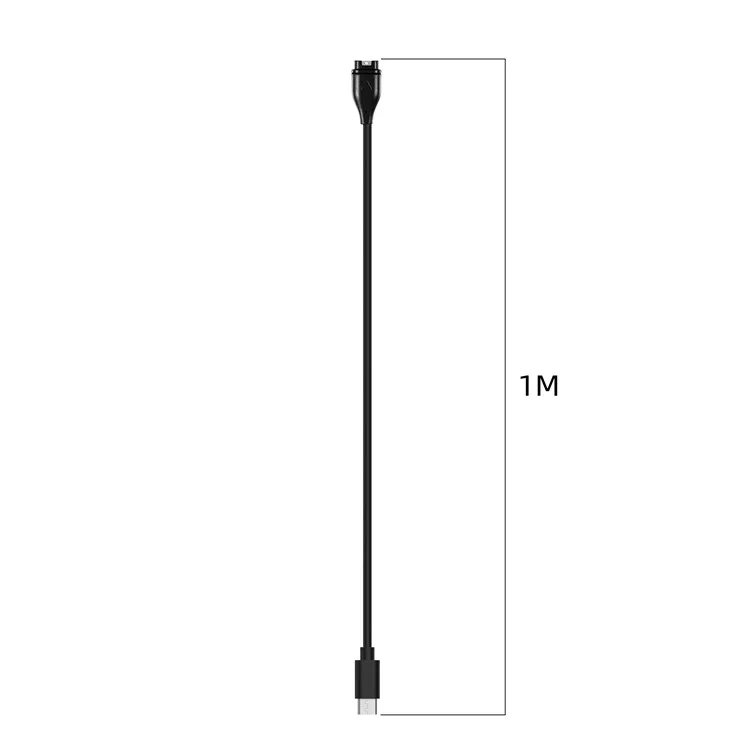 For Garmin Forerunner 265 / 265S / 255 / 255S / Fenix 5 / 6 / 7 Charger with 100cm Charging Cable Type-C Charging Station