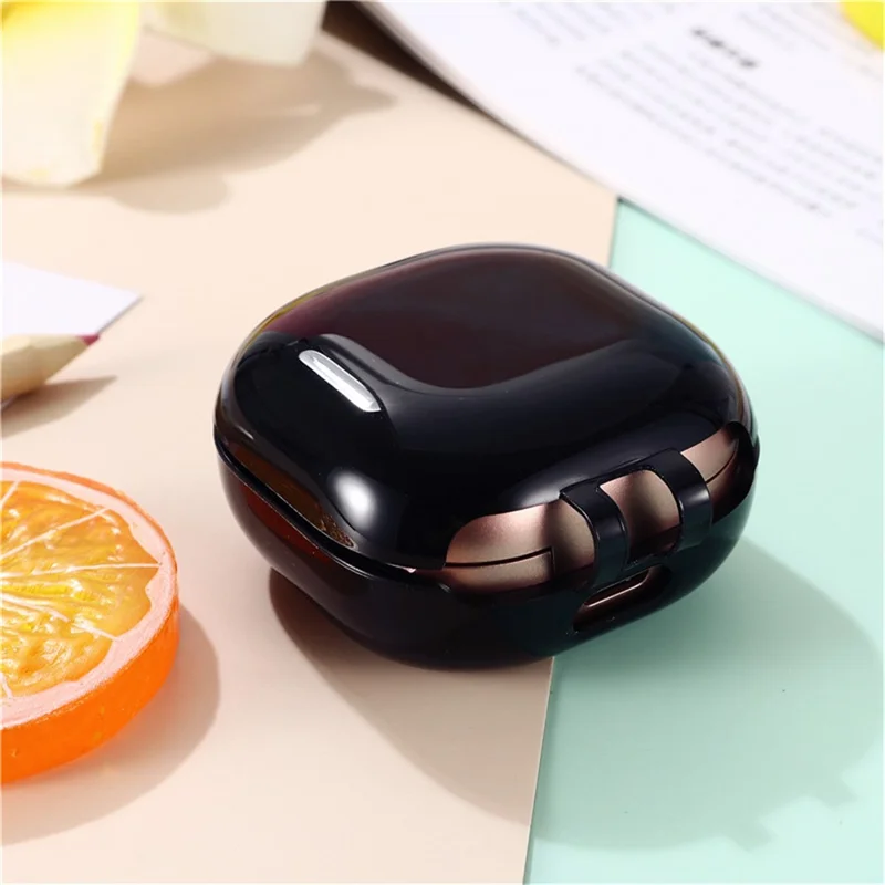 Custodia in TPU per Samsung Galaxy Buds Live / Buds Pro / Buds 2 / Buds 2 Pro, cover protettiva per auricolari compatibile Bluetooth - Nero