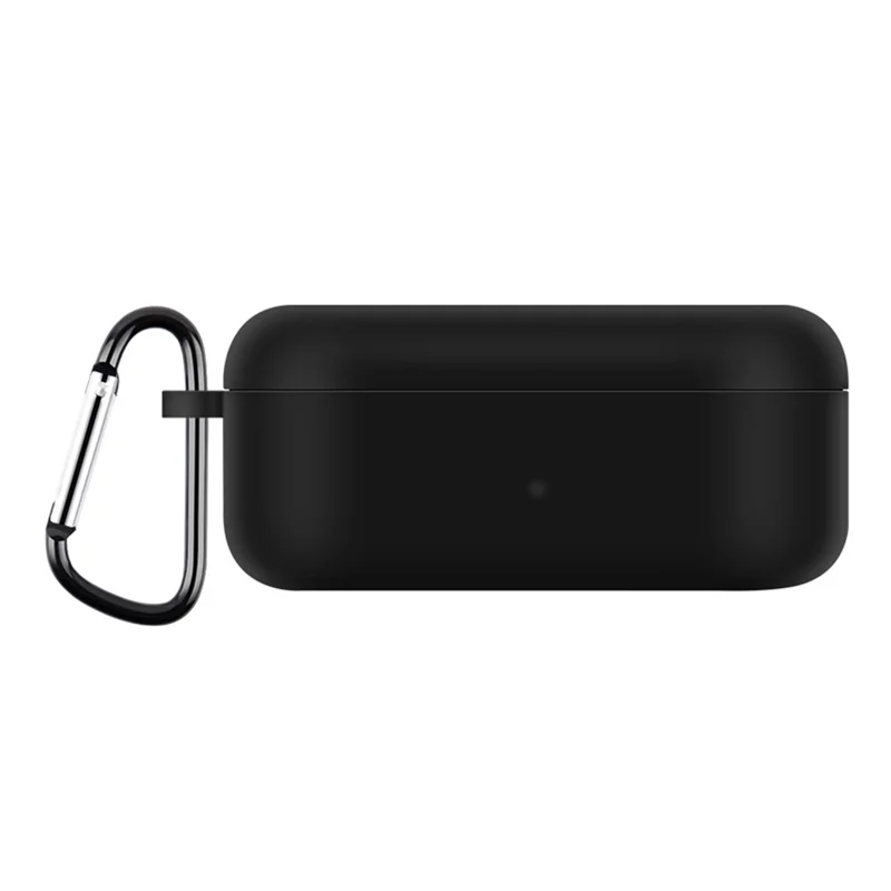 For OnePlus Buds Ace Bluetooth-compatible Earphone Silicone Case Anti-scratch Protective Earbud Cover with Hook - Black