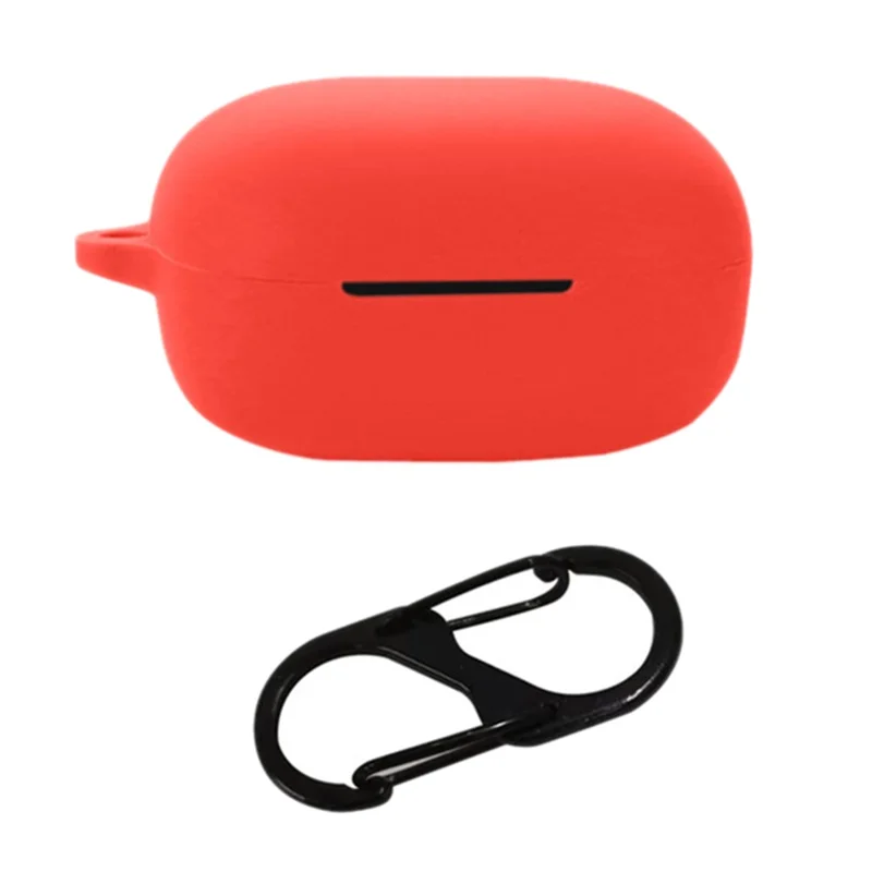 Protective Sleeve for Linklike Halo Bluetooth-compatible Earphone Charging Case Cover Silicone Case with Buckle - Red