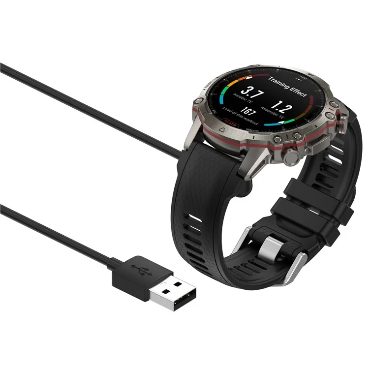 Cabo de Carregamento de 1m para Huami Amazfit Falcon A2029 Relógio Inteligente Carregador Esteira de Carregamento Portátil com Função de Transmissão de Dados