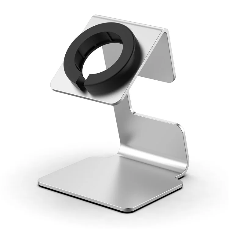 For Samsung Galaxy Watch 5 / 5 Pro / Watch 5 Active Charger Holder Watch Charging Pad Metal Stand (without Charger) - Silver