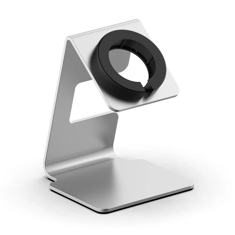 For Samsung Galaxy Watch 5 / 5 Pro / Watch 5 Active Charger Holder Watch Charging Pad Metal Stand (without Charger) - Silver