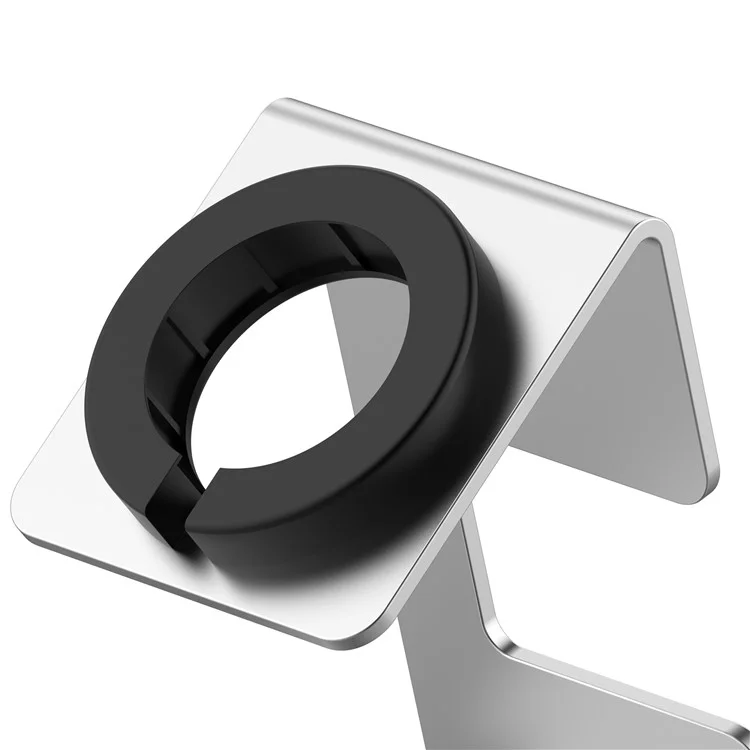 For Samsung Galaxy Watch 5 / 5 Pro / Watch 5 Active Charger Holder Watch Charging Pad Metal Stand (without Charger) - Silver