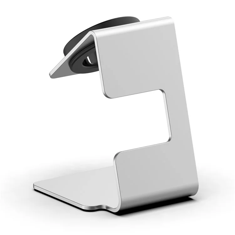 For Samsung Galaxy Watch 5 / 5 Pro / Watch 5 Active Charger Holder Watch Charging Pad Metal Stand (without Charger) - Silver