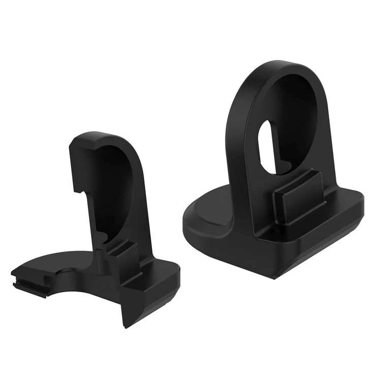 For Honor Watch GS 3i (MNS-B39) Silicone Stand Charger Charging Base Holder with Integrated Cable Management Slot (Cable Not Included) - Black