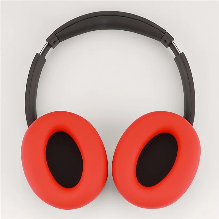 1 Pair Earpad Silicone Sleeve Soft Cover for Sony WH-CH720N Headphone - Red